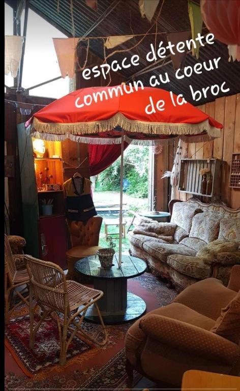La Cabane De Mimi La Sardine Saint-Gervais en-Belin Exteriér fotografie